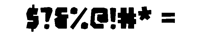 Anarcute Font OTHER CHARS