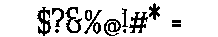 Ancient_Dragon Font OTHER CHARS