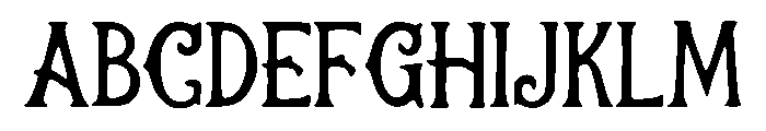 Ancient_Goth Font UPPERCASE
