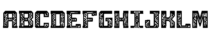 Ancient Regular Font UPPERCASE