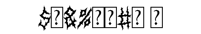 Ancient Serpent Font OTHER CHARS