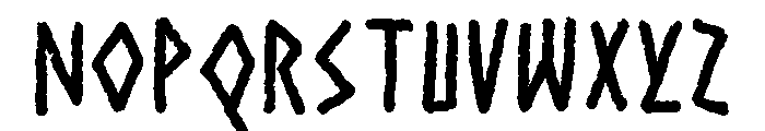 AncientCurse-Regular Font UPPERCASE