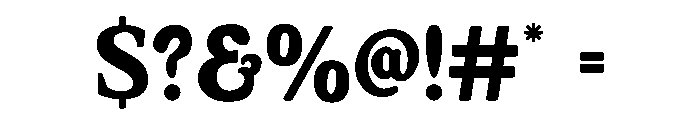 Andalima Font OTHER CHARS
