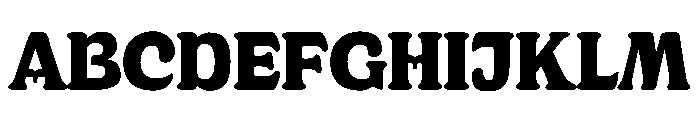 Andalima Font UPPERCASE