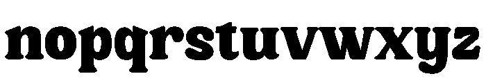Andalima Font LOWERCASE