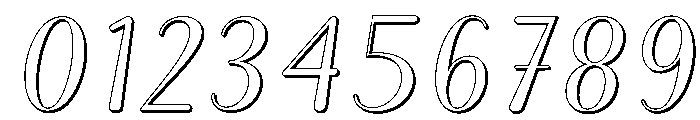 AndalusiaCalligraphyExtrude-R Font OTHER CHARS