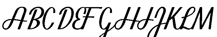 Andien Regular Font UPPERCASE