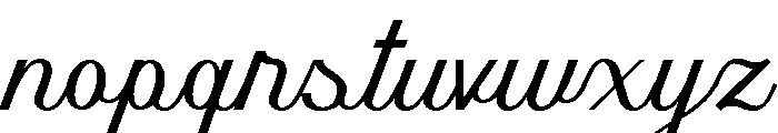 Andien Regular Font LOWERCASE
