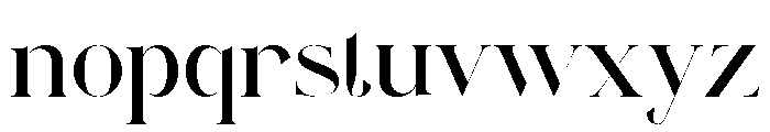 Andin Font LOWERCASE