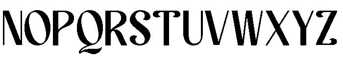 Andores Regular Font UPPERCASE