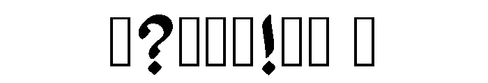 Andra Regular Font OTHER CHARS