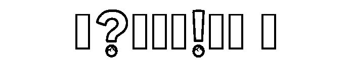 Andre Regular Font OTHER CHARS