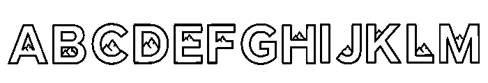 Andre Regular Font UPPERCASE