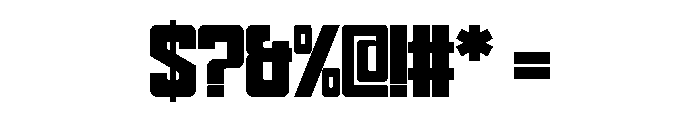 Andrew Regular Font OTHER CHARS