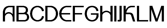 Andro Network Regular Font UPPERCASE