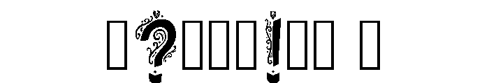 Andromache Regular Font OTHER CHARS