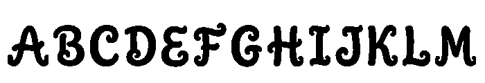 Andy Regular Font UPPERCASE