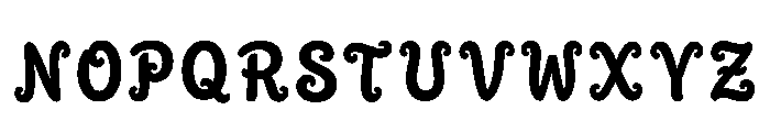 Andy Regular Font UPPERCASE