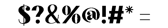 Anekdot Regular Font OTHER CHARS