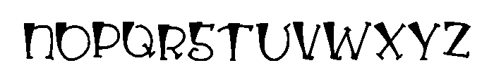 Aneome Font LOWERCASE