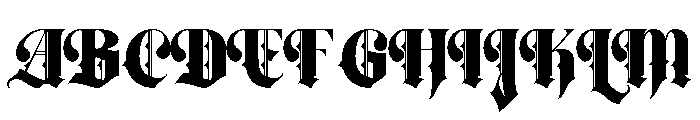 Anestrals-Regular Font UPPERCASE