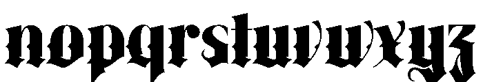 Anestrals-Regular Font LOWERCASE