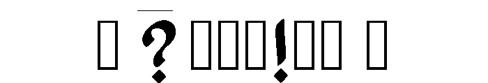 Aneta Regular Font OTHER CHARS
