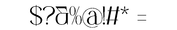 Angdiva Font OTHER CHARS