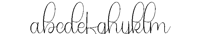 Angel Book Signature FONT