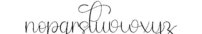 Angel Book Signature Font LOWERCASE