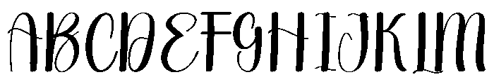 Angel Romance Font UPPERCASE