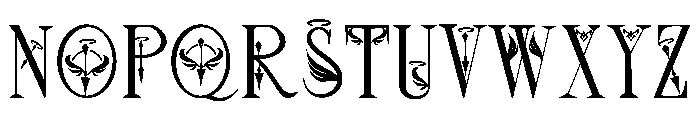 Angel cards Font UPPERCASE