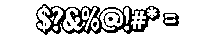 AngelWinkle-Outline Font OTHER CHARS