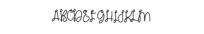 Angela Beautydate Font UPPERCASE