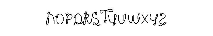 Angela Beautydate Font UPPERCASE