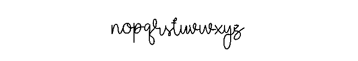 Angela Beautydate Font LOWERCASE