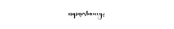Angela Fairy Font LOWERCASE