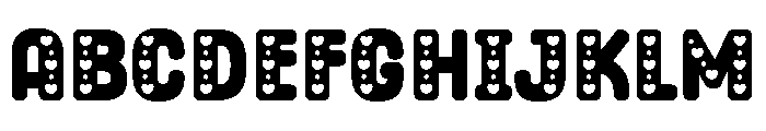 Angela Lovely Regular Font UPPERCASE