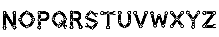 Angelcore Regular Font LOWERCASE