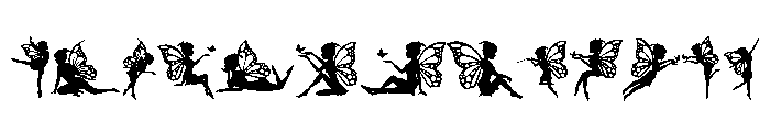 Angeldon Fairy Set Font UPPERCASE