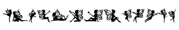 Angeldon Fairy Set Font LOWERCASE