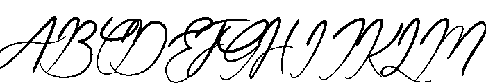 Angelica Austin Font UPPERCASE