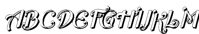 AngelinaElegant Font UPPERCASE