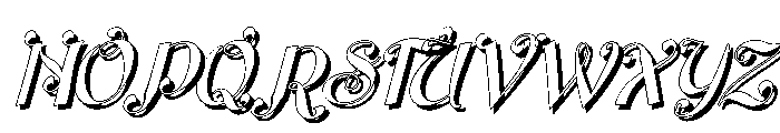 AngelinaElegant Font UPPERCASE