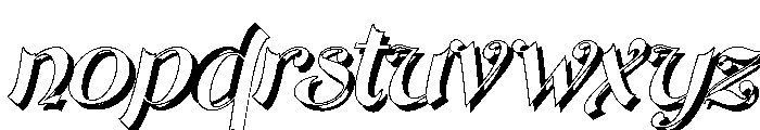 AngelinaElegant Font LOWERCASE