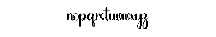 Angeline1 Font LOWERCASE
