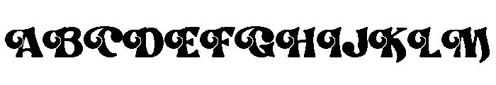 Angely Font UPPERCASE