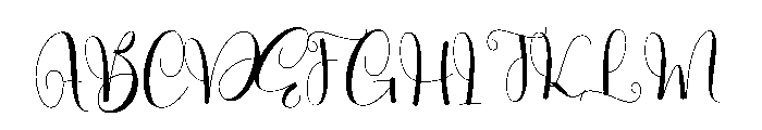 Angelyne Wedding Font UPPERCASE