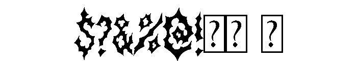 Anger Raven Font OTHER CHARS