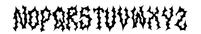 Anger Raven Font LOWERCASE